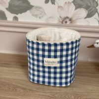 petit panier vichy bleu