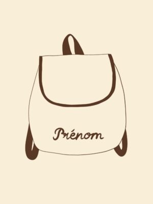 Sac à dos enfant personnalisable