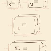 trousses de toilette tailles