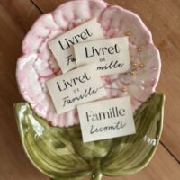 étiquette porotège livret de famille