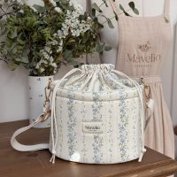 sac seau tendres rayure bleu