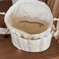 sac seau tendres rayure bleu