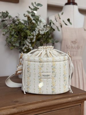 sac seau tendres rayure jaune