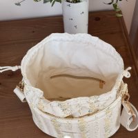 sac seau tendres rayure jaune